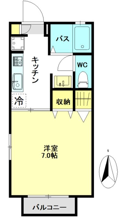 ベルリールAの間取り
