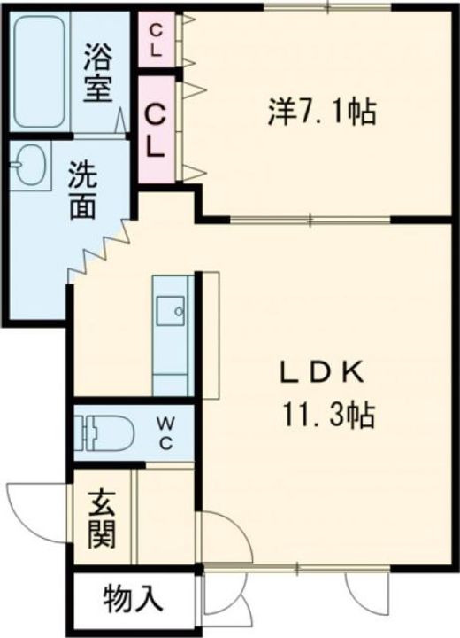リュバーブ神居の間取り