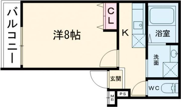 フジパレス浜寺諏訪森東II番館の間取り