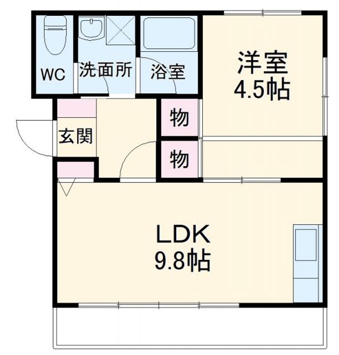 清水第三マンションの間取り