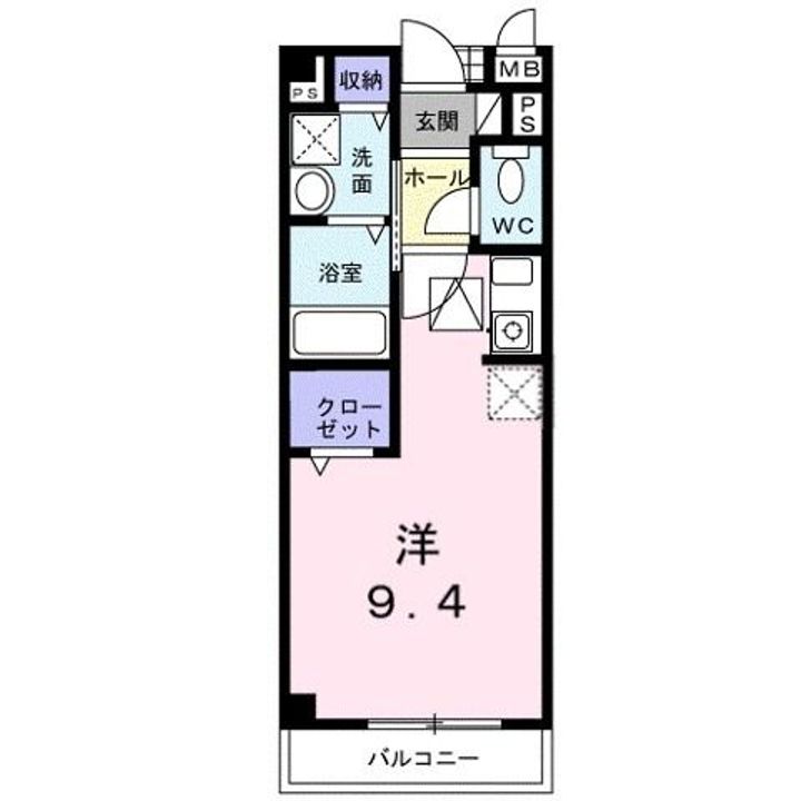 滋賀県大津市瀬田2(アパート)の賃貸物件の間取り