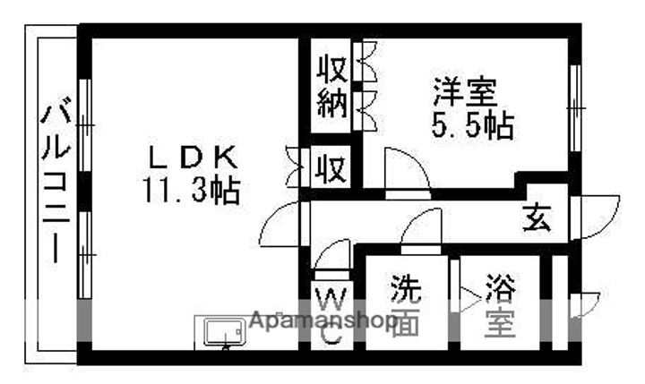ルミナスハイム神川の間取り