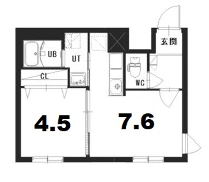 サクラブール栄通の間取り