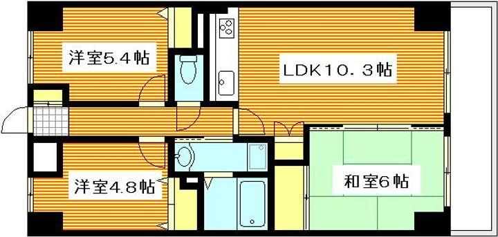 コンツェルトパーク古江の間取り