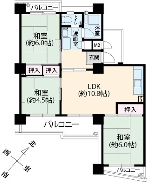 ハイタウン塩浜の間取り