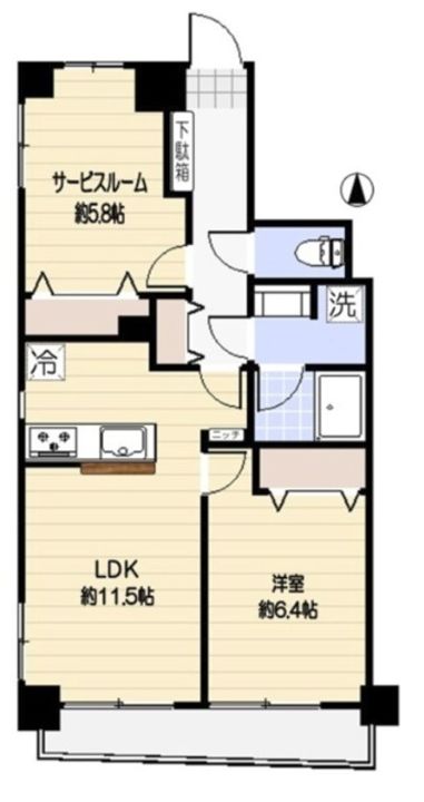 マイキャッスル馬事公苑の間取り