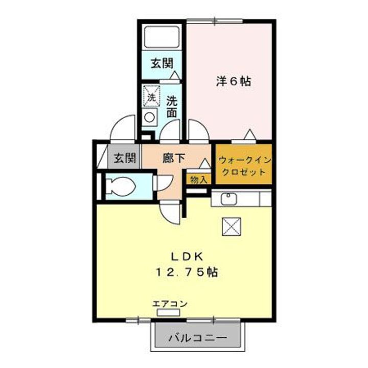 愛知県名古屋市緑区藤塚3(アパート)の賃貸物件の間取り