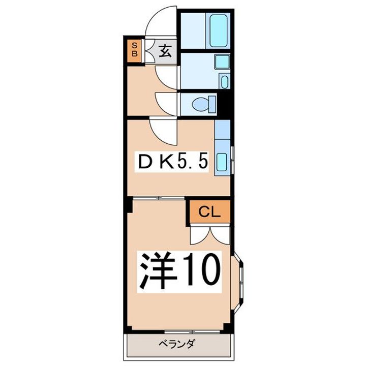 メゾンKの間取り