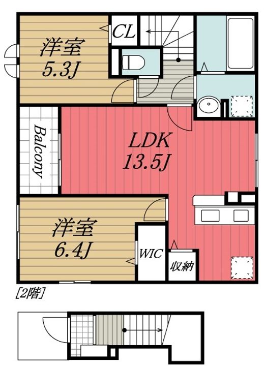 千葉県市原市青柳(アパート)の賃貸物件の間取り