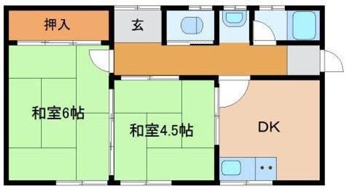 滋賀県大津市苗鹿1(一戸建)の賃貸物件の間取り