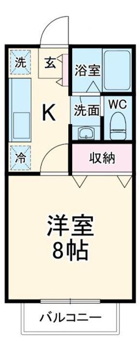 ボヌールAの間取り