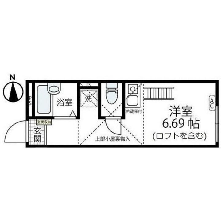 神奈川県大和市柳橋3(アパート)の賃貸物件の間取り