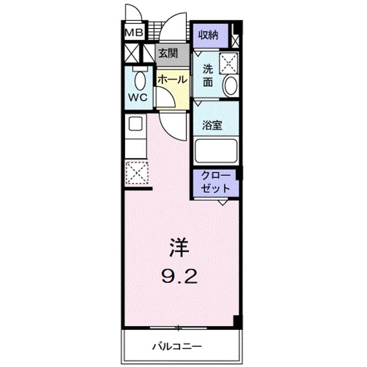 滋賀県彦根市古沢町(アパート)の賃貸物件の間取り