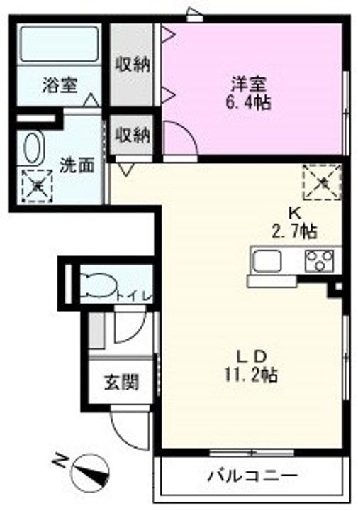 ルミナスパークIIの間取り
