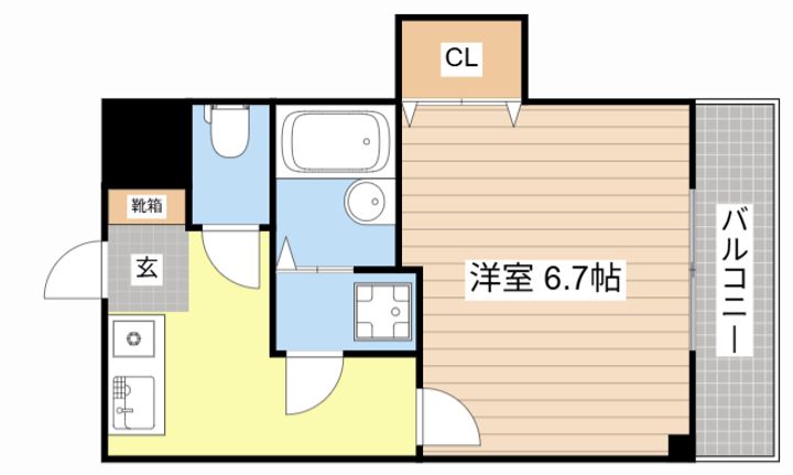 滋賀県彦根市後三条町(アパート)の賃貸物件の間取り
