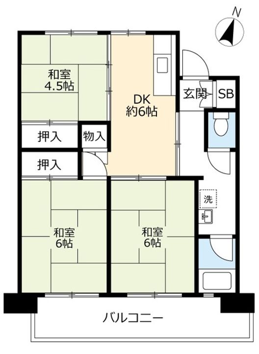 UR木場の間取り