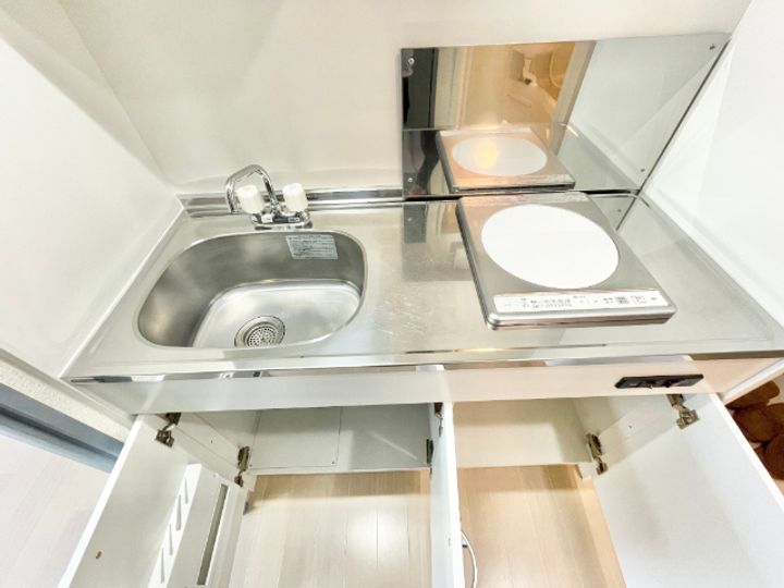 キャビンタコスのキッチン