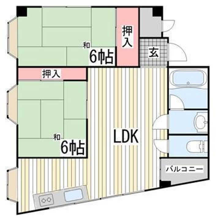 ラメール明石の間取り