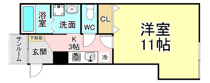 大八ビル(門司)の間取り