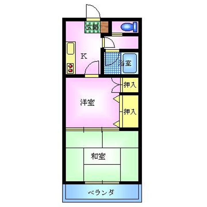 サンフラワー大町の間取り