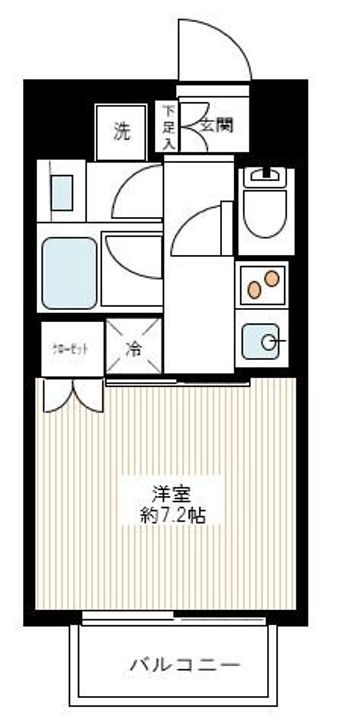サンウッド錦糸町フラッツの間取り