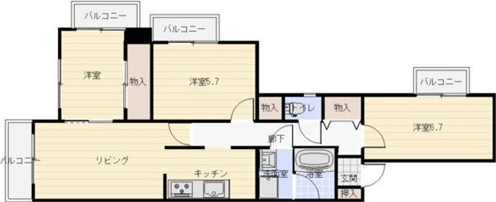 パーク・ノヴァ藤が丘南の間取り