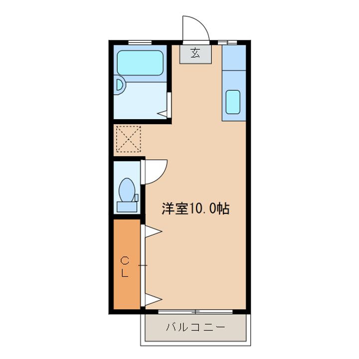 ハイツ高須 Bの間取り