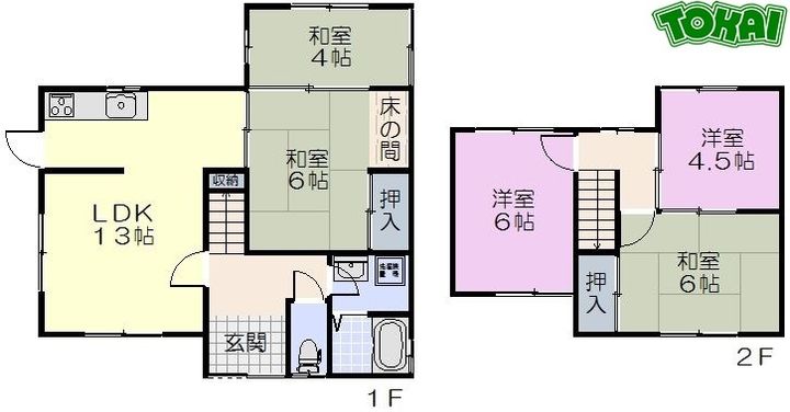 三重県松阪市嬉野津屋城町(一戸建)の賃貸物件の間取り