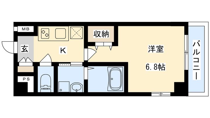 ラディアンテ城北の間取り