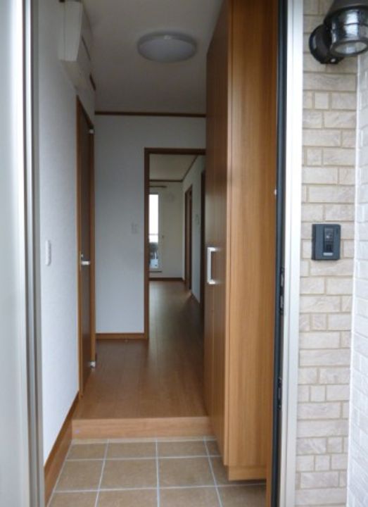 福島県郡山市大槻町字原田(アパート)の賃貸物件の玄関