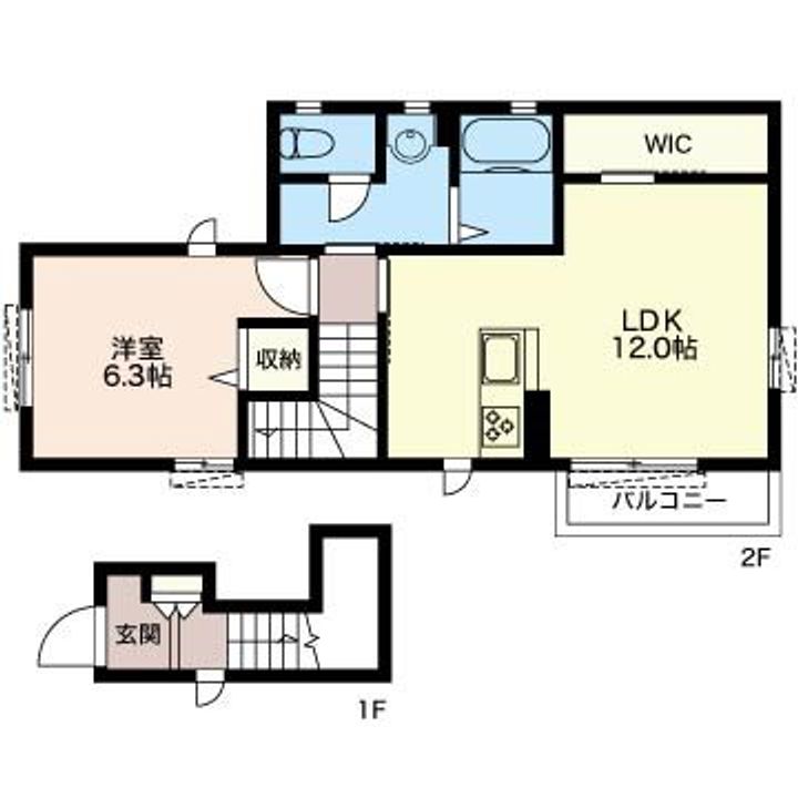 サクラヒルズIの間取り