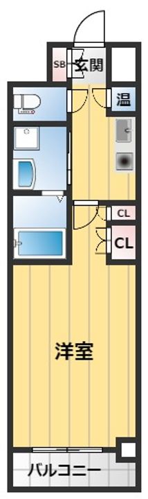 エステムヒルズ新大阪の間取り