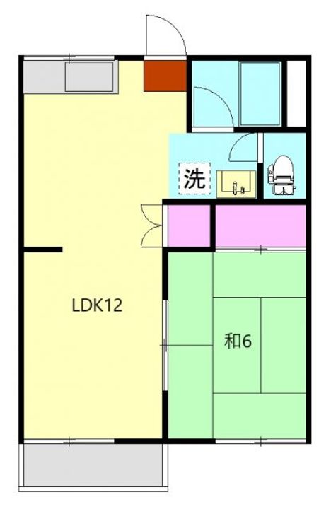 グリーンハイツの間取り