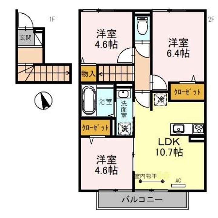 アルコバレーノVIIIの間取り