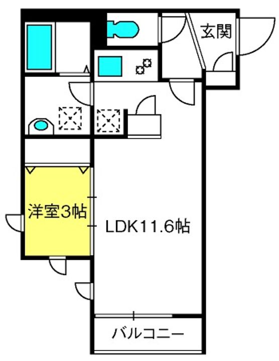 エステート北上尾の間取り