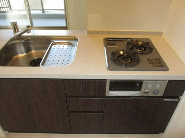 東京都新宿区払方町(マンション)の賃貸物件のキッチン