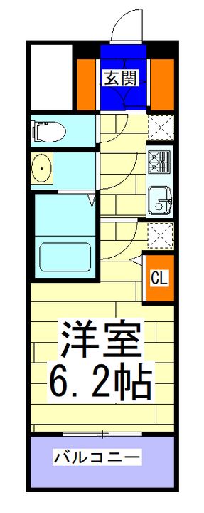 エステムコートディアシティWESTの間取り