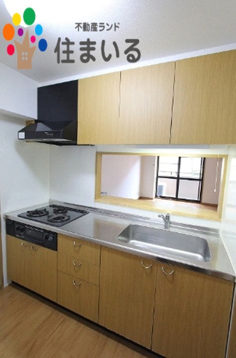 愛知県名古屋市天白区島田2(マンション)の賃貸物件のキッチン