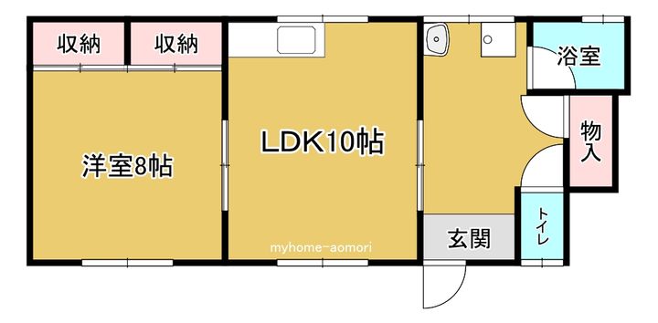 コーポ山内の間取り