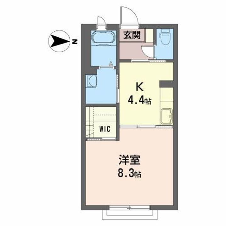 シャーメゾン藤木 Bの間取り