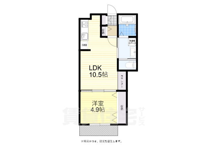 ルナ大久保駅前の間取り