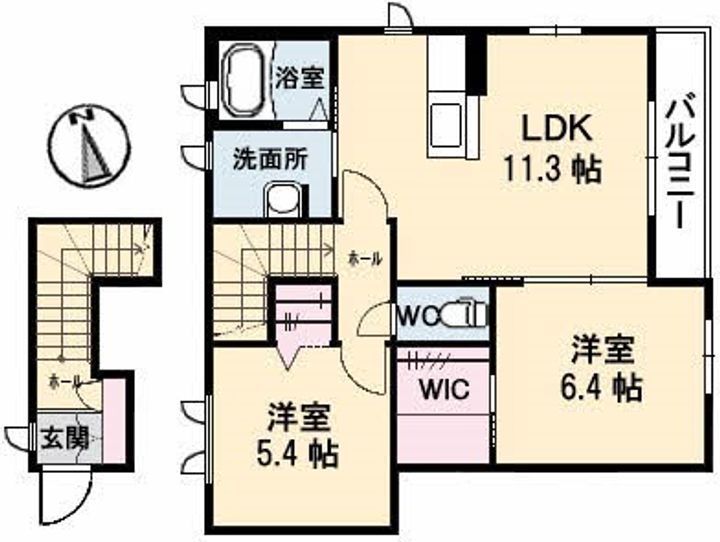 シーゲル(Siegel)の間取り