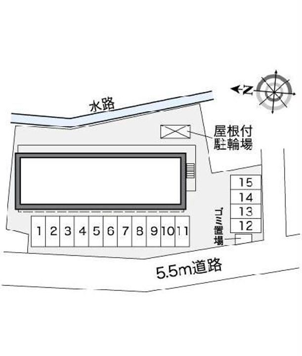 レオパレスSAKURAの地図