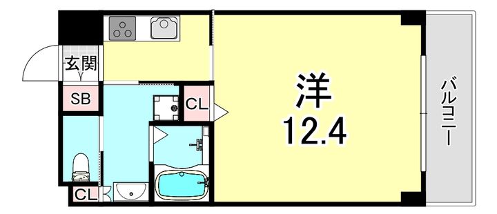 兵庫県神戸市垂水区仲田1(アパート)の賃貸物件の間取り