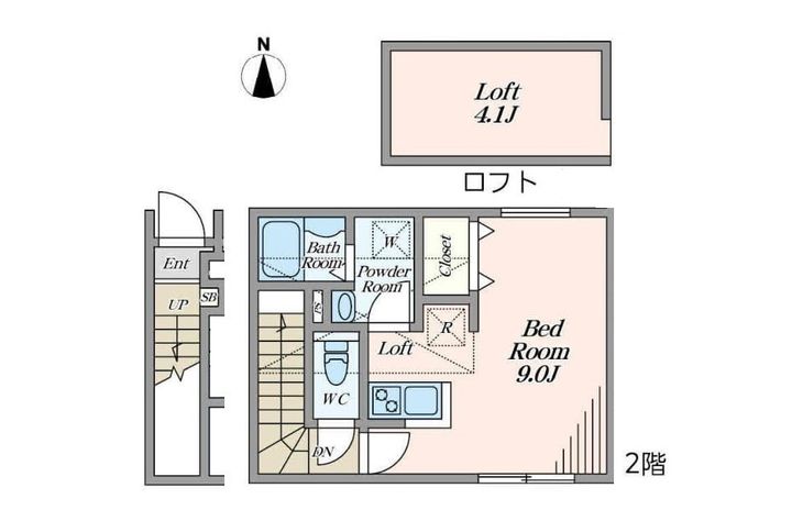 メゾン中子の間取り