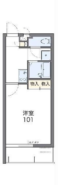 レオパレスOhanaの間取り