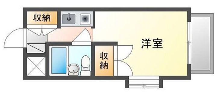 アルファ大供の間取り