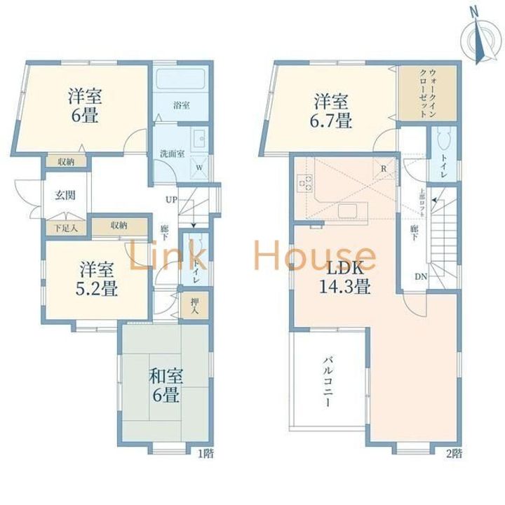 東京都大田区中央3(一戸建)の賃貸物件の間取り