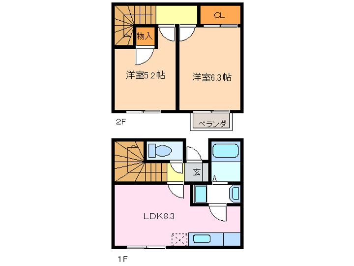 クレストの間取り