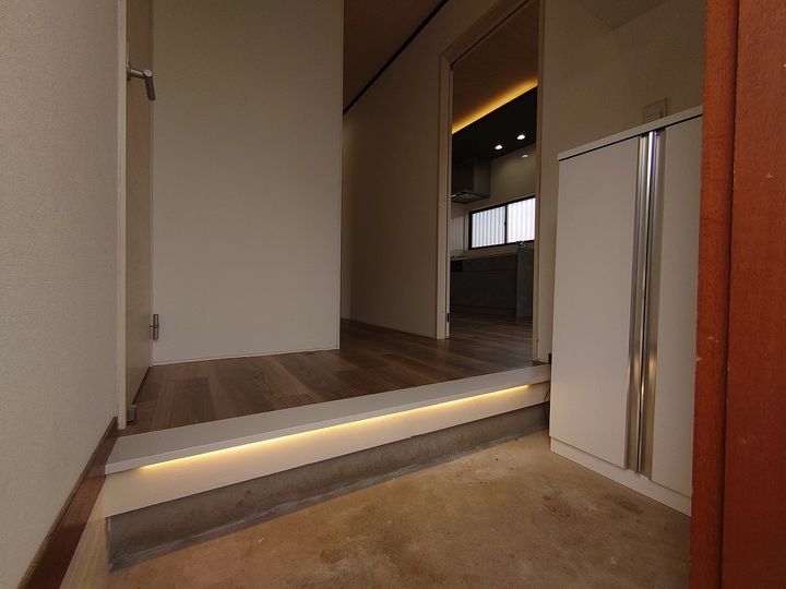 群馬県伊勢崎市上諏訪町(一戸建)の賃貸物件の玄関